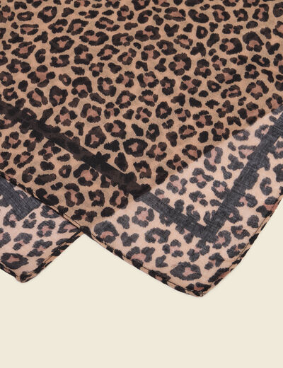 Foulard noir femme