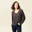 T-shirt manches longues noir femme