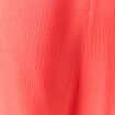 Combinaison pantalon bretelles rouge corail femme