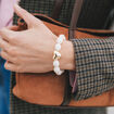 Bracelet blanc femme