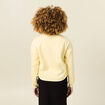 Sweat manches longues jaune clair femme