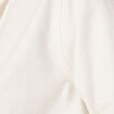 Surchemise droite boutonnée ecru femme