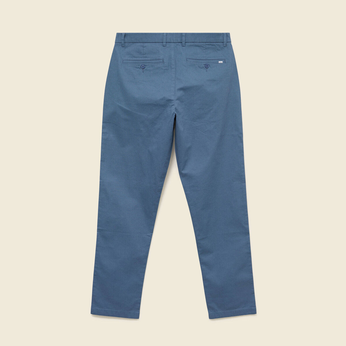 Pantalon regular longueur 32 bleu fonc&eacute; homme