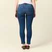 Jeans slim taille haute 7/8ème denim stone femme