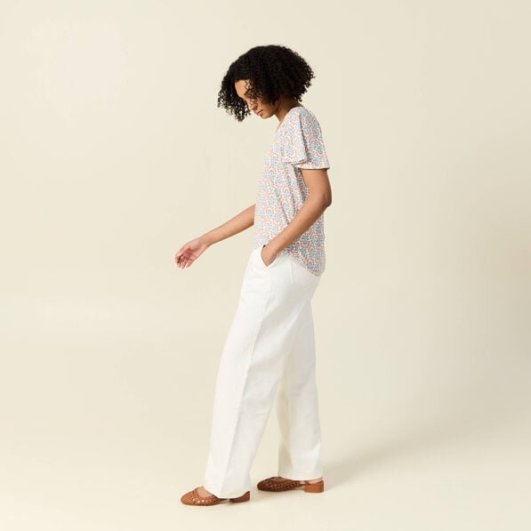 t shirt manches courtes blanc femme T-shirt manches courtes blanc femme