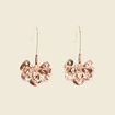 Boucles d'oreilles pendantes couleur or femme
