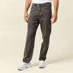 Jeans large longueur 32 en coton marron homme