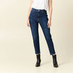 Jeans mom slim denim brut femme
