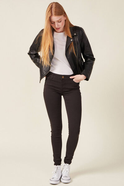Pantalon Audrey - skinny push up gris foncé femme