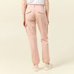 Pantalon cargo battle 7/8ème vieux rose femme