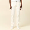 Jeans straight homme used L34 denim blanc homme