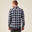 Chemise manches longues bleu electrique homme