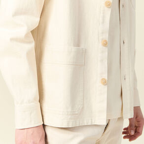 surchemise oversize ecru homme Surchemise oversize ecru homme
