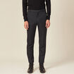 Pantalon chino tapered noir homme