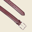 Ceinture en cuir marron cognac homme