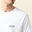 T-shirt manches courtes blanc homme