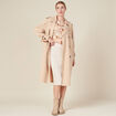 Pull manches longues beige femme