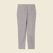 Pantalon carotte bleu marine femme