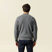 Pull col v gris fonc&eacute; homme