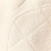Blouson bouclette creme femme