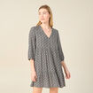 Robe éco-responsable noir femme