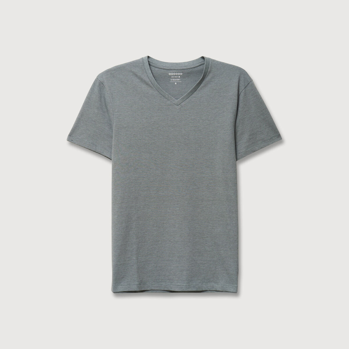 T-shirt manches courtes homme vert kaki homme