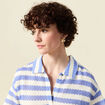 T-shirt manches courtes ecru femme