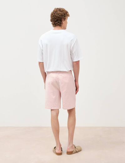Bermuda rose pastel homme