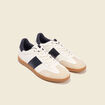 Baskets à lacets bleu marine homme