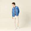 T-shirt manches courtes bleu foncé homme