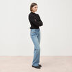 Jeans bootcut bleu femme