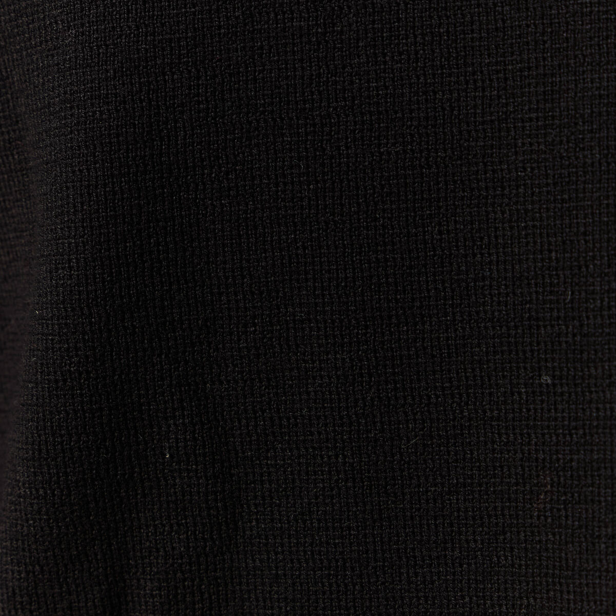 Gilet manches longues zipp&eacute; noir homme
