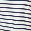 Pull droit manches longues broderie ecru femme