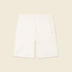 Bermuda droit ecru homme