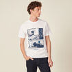T-shirt manches courtes ecru homme