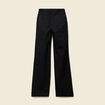 Jeans bootcut taille haute 7/8&egrave;me denim noir femme