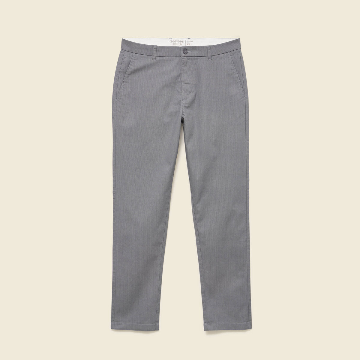 Pantalon regular longueur 32 gris homme