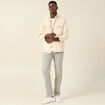 Pantalon éco-responsable vert kaki homme