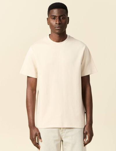 T-shirt manches courtes sable homme