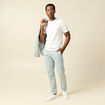 Pantalon chino vert clair homme