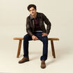 T-shirt manches longues bordeaux homme