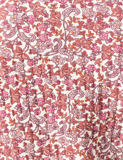 Cardigan droit court manches longues orange corail femme