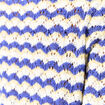 Pull manches courtes bleu electrique femme