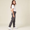 Jeans slim 7/8ème denim gris femme
