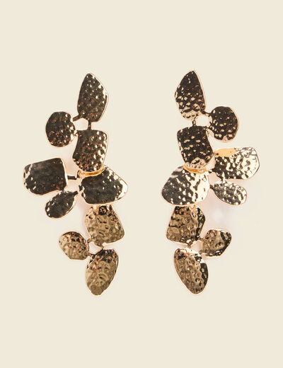 Boucles d'oreilles couleur or femme
