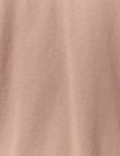 T-shirt éco-responsable marron cognac homme