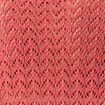 Pull manches 3/4 ajouré vieux rose femme