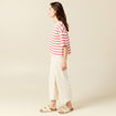 T-shirt manches courtes ecru femme