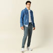 Pantalon chino jogger vert foncé homme