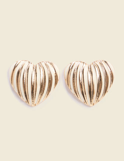 Boucles d'oreilles couleur or femme